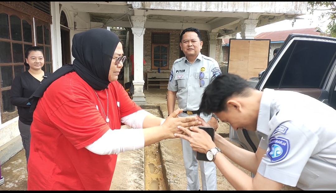 Posko ICRP Terima Kunjungan Jasa Raharja dan Samsat Kota Solok